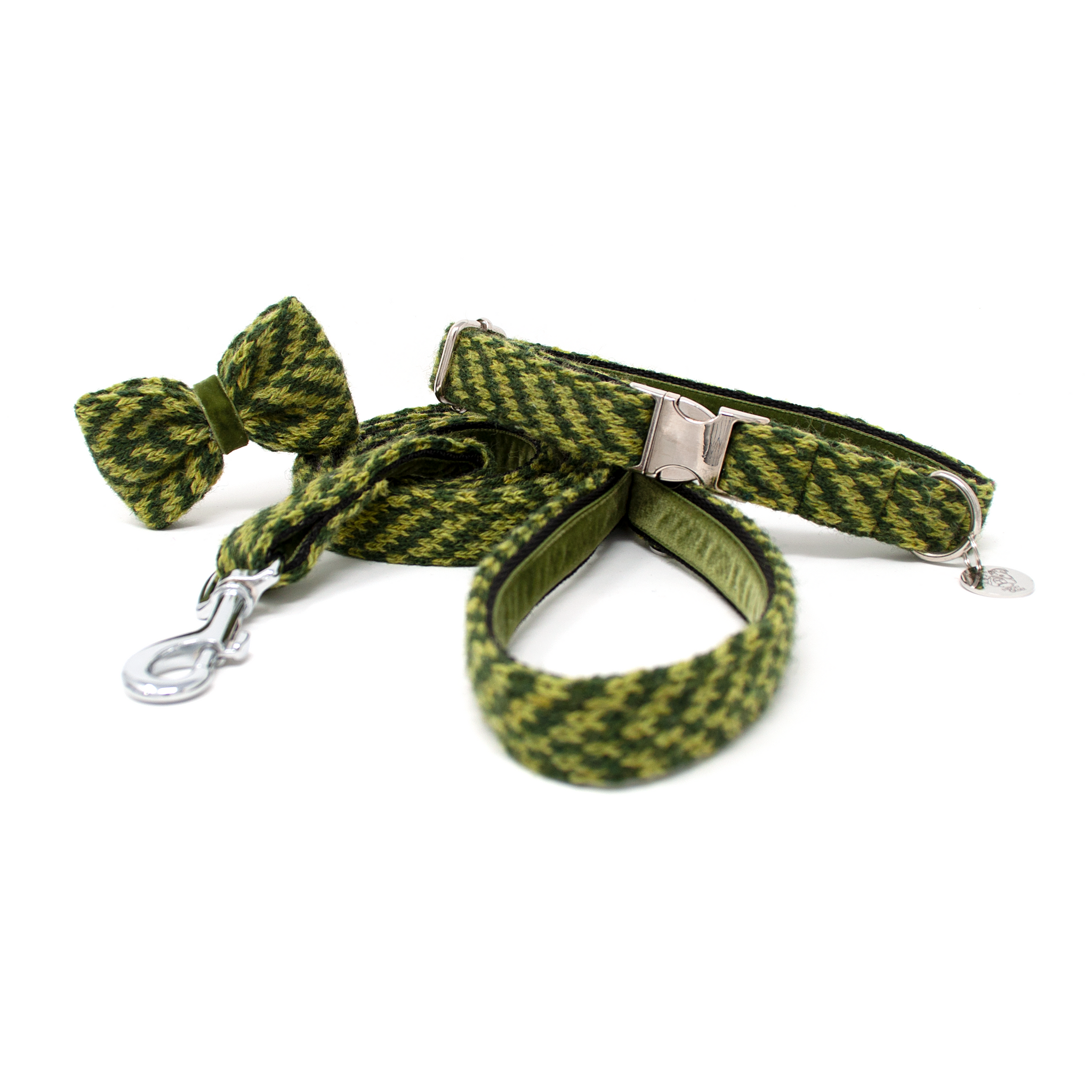 Lime - AW24 - Collar, Lead & Bow Tie Bundle