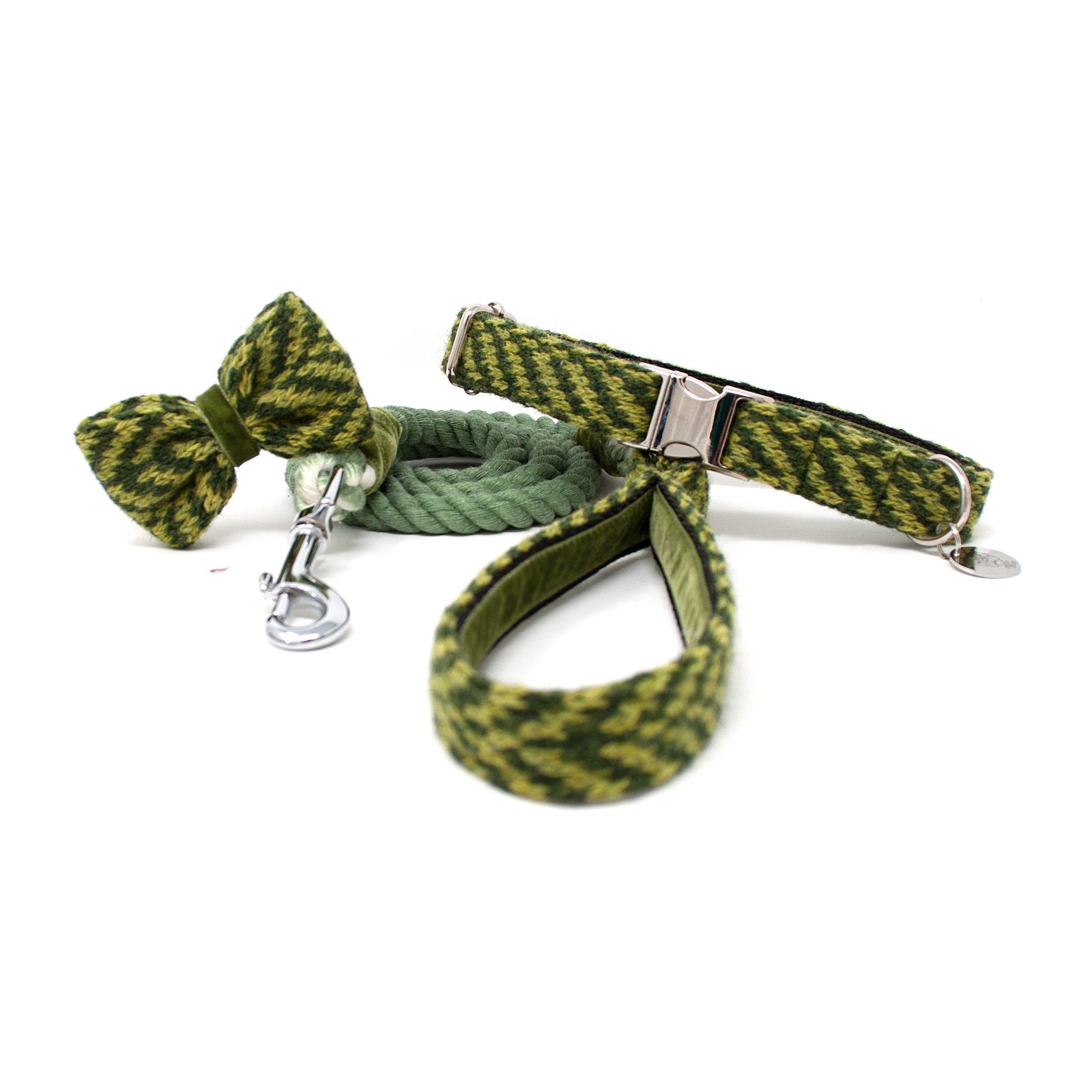 Lime - AW24 - Collar, Lead & Bow Tie Bundle