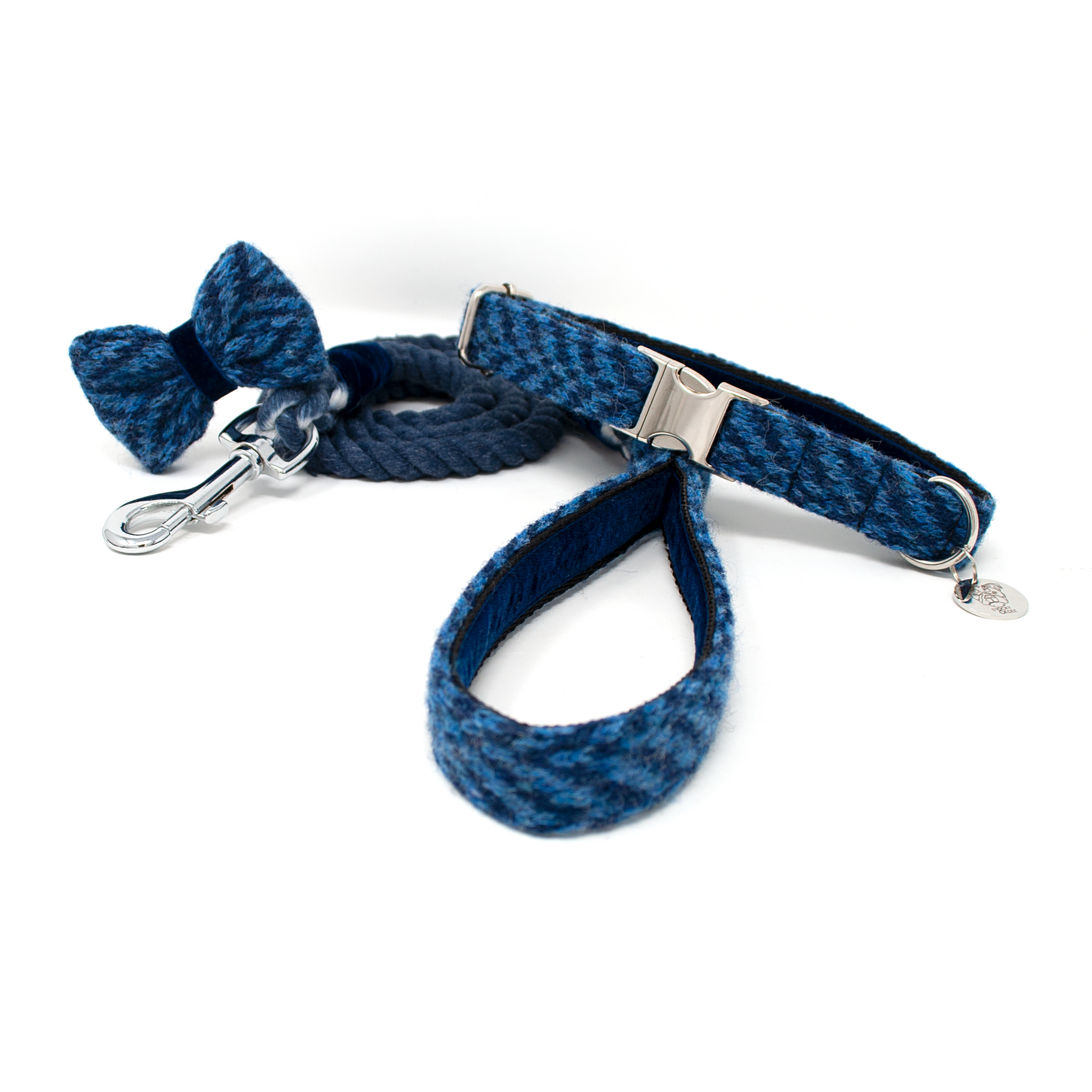 Cobalt - AW24 - Collar, Lead & Bow Tie Bundle