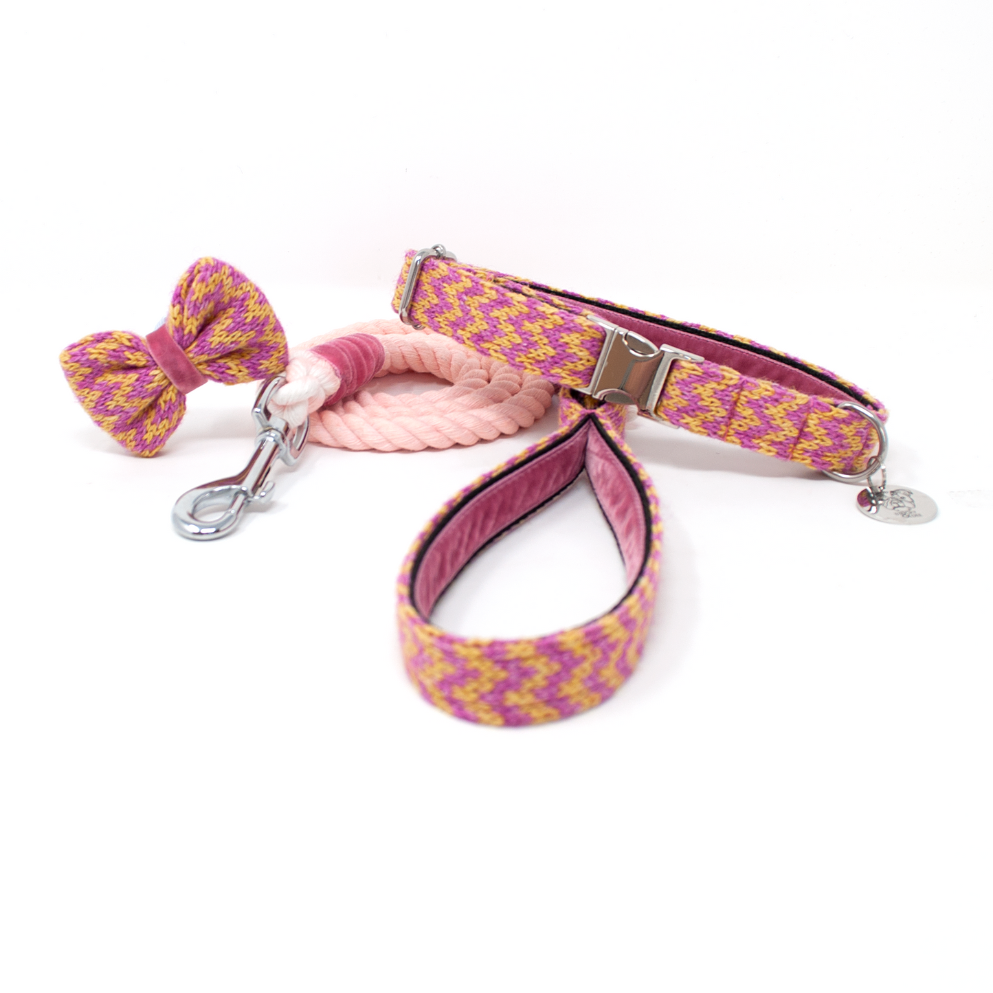 Peachy Punch - Bonbon Collection - Collar, Lead & Bow Tie Bundle