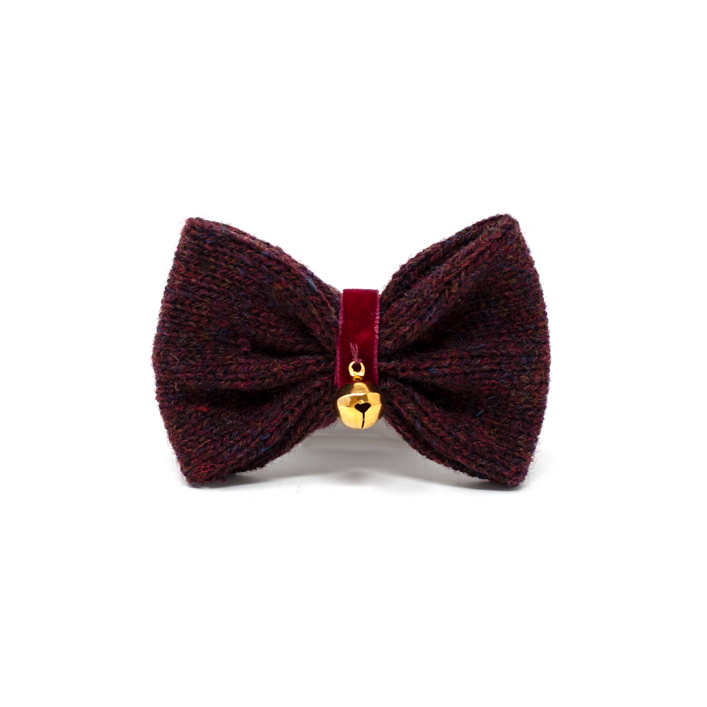 Burgundy - The Holly Collection - Dog Bow Tie