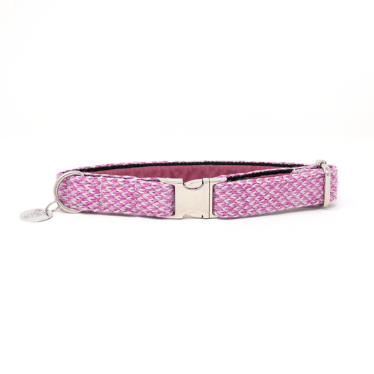 Pink & Dove - Classic Collection - Luxury Dog Collar