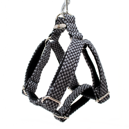 Black & Grey - Harris Design - Luxury Dog Harness