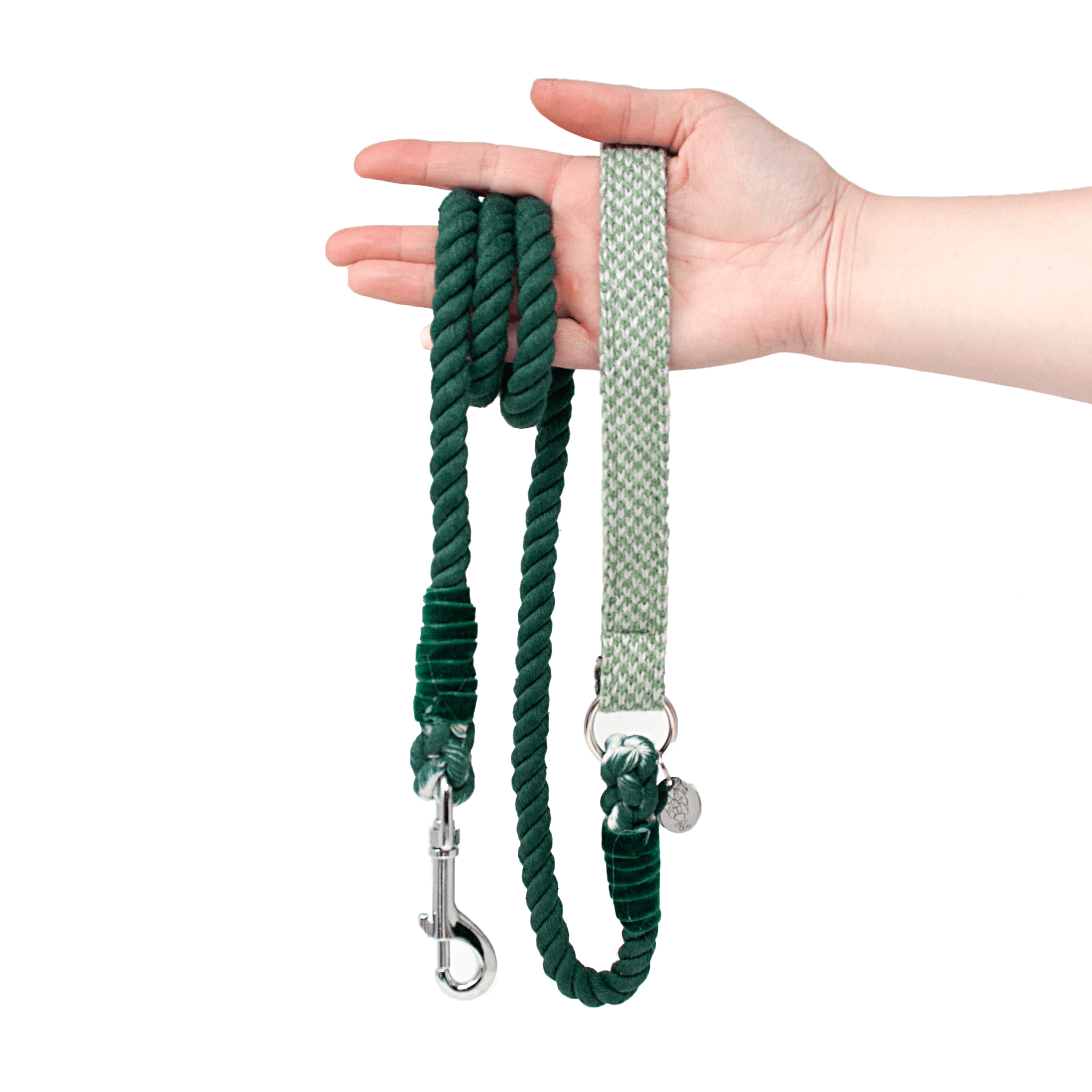 Green & Dove - Classic Collection - Luxury Dog Collar